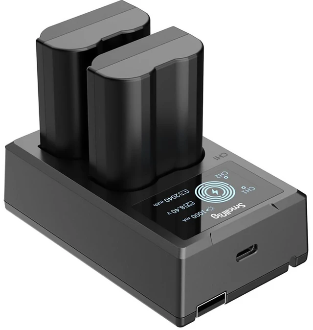 Main image of SmallRig 2x EN-EL15 14.69Wh 7.2V 2040mAh Camera Battery and Dual Charger Kit