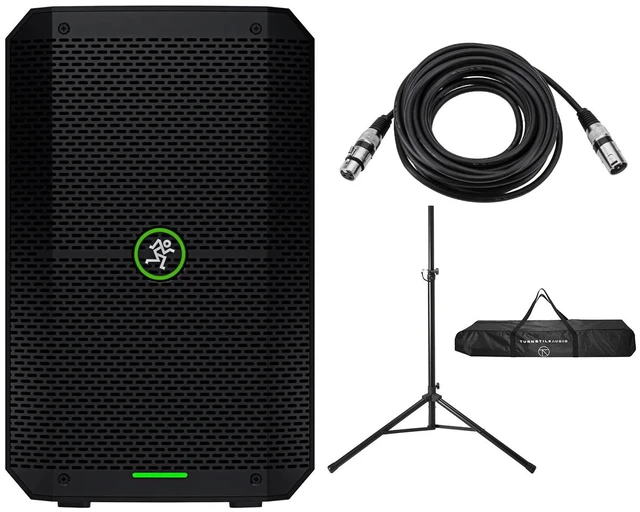 Main image of Mackie Thump GO 8" 200W Battery-Powered Loudspeaker, w/Stand, 25' XLR Cable