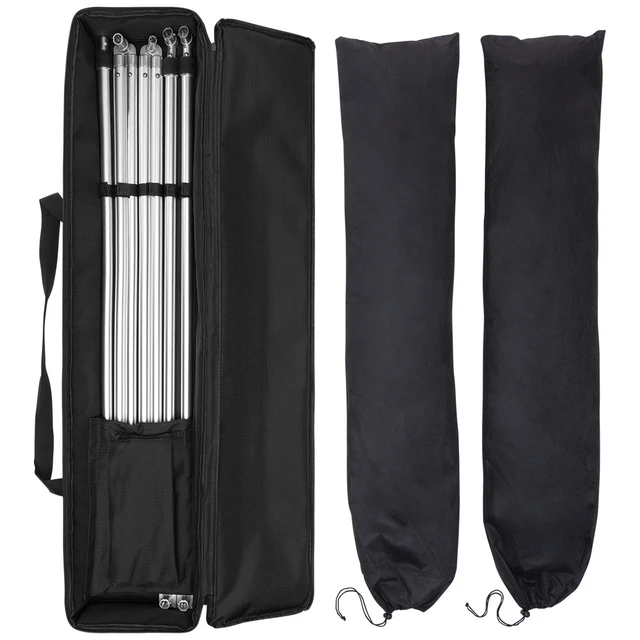 Alt view image 7 of 7 - Westcott V-Flat Fabric with Frame, 1x White 1x Black