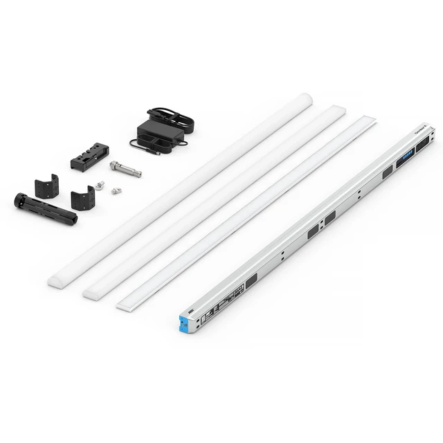 Alt view image 2 of 2 - ARRI Omnibar 4 4' 50W RGBMA LED Tube 1-Light Kit - Blue/Silver