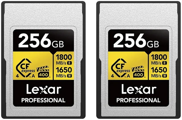 Main image of Lexar Gold Series Professional CFexpress Type-A Memory - 256GB, 2-Pack Card