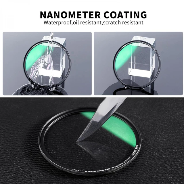Alt view image 7 of 7 - K&F Concept KF Concept 82mm Nano-X 1/4 Black Soft Diffusion Magnetic Filter