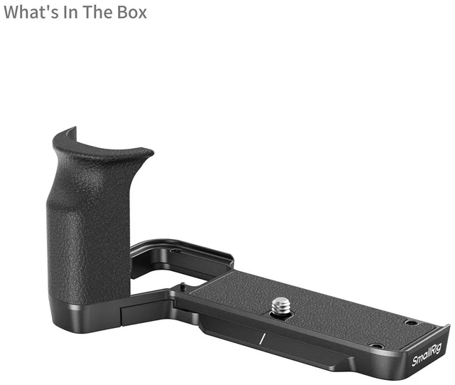 Alt view image 5 of 5 - SmallRig L-Shaped Mount Plate with Silicone Handle for Sony Alpha 7C II and Alpha 7CR Camera