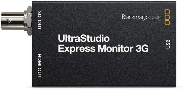 Alt view image 2 of 3 - Blackmagic Design Blackmagic UltraStudio Express Monitor 3G USB4 to SDI/HDMI Playback Device