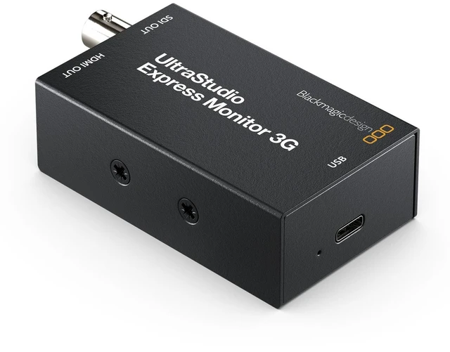 Alt view image 3 of 3 - Blackmagic Design Blackmagic UltraStudio Express Monitor 3G USB4 to SDI/HDMI Playback Device