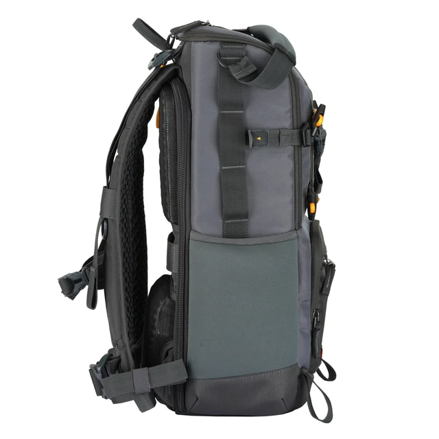 Alt view image 10 of 14 - Vanguard Alta Sky 42 Weatherproof Professional Camera Backpack with Airflow-Enhanced Back and Harness for DSLR or Mirrorless Camera (16.6 Liters, Gray)