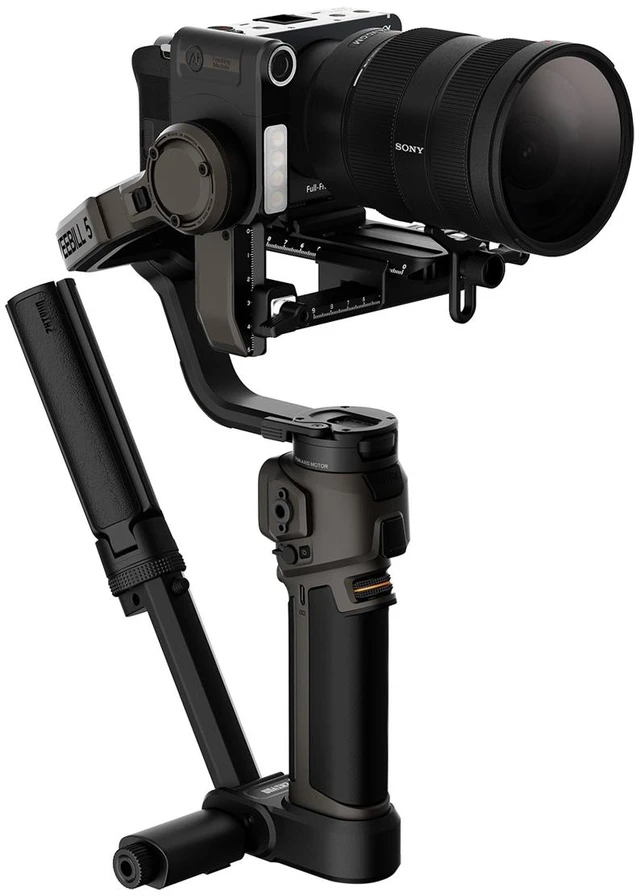 Alt view image 3 of 7 - Zhiyun WEEBILL 5 3-Axis Handheld Gimbal Stabilizer Combo Kit