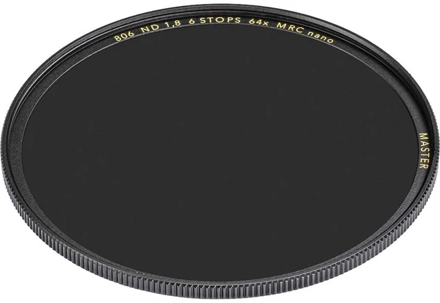 Main image of B + W 55mm Master 806M ND 1.8 6-Stop MRC Nano Neutral Density Filter