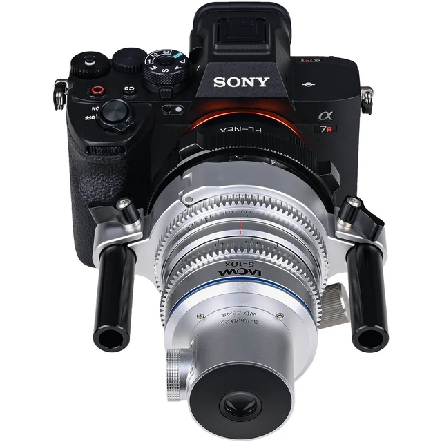 Alt view image 6 of 6 - Venus Laowa Tripod Collar w/15mm Rods for Aksen 17.5mm f/1.7 45mm f/2.8