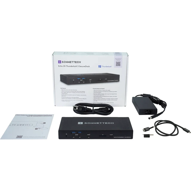 Alt view image 6 of 6 - Sonnet Echo 20 20-Port Thunderbolt 5 SecureDock with 140W Power Delivery