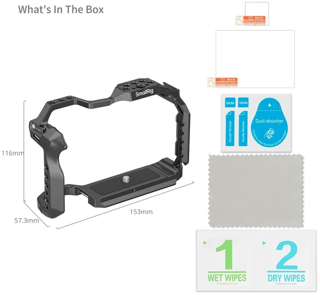 Alt view image 2 of 7 - SmallRig 4978B Full Camera Cage for Canon EOS R5 Mark II, Black