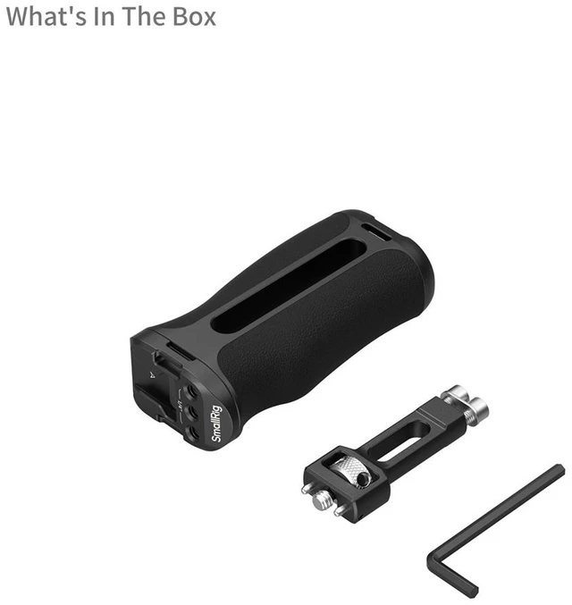 Alt view image 2 of 7 - SmallRig Side Handle with 1/4"-20 Locating Screw