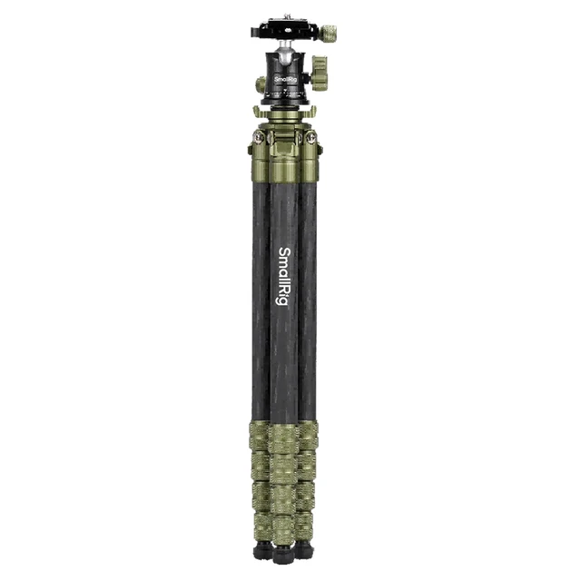 Alt view image 2 of 3 - SmallRig 5-Section Carbon Fiber Ultra-Light Travel Tripod with Ball Head