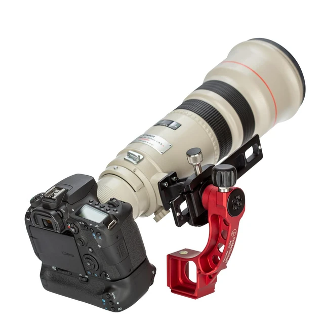 Alt view image 7 of 7 - ProMediaGear GT2 Tomahawk Gimbal Attachment for Ball Heads, Red