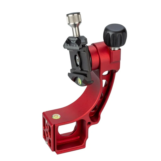 Alt view image 2 of 7 - ProMediaGear GT2 Tomahawk Gimbal Attachment for Ball Heads, Red