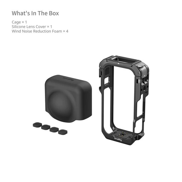 Alt view image 2 of 7 - SmallRig Cage for Insta360 X6 Action Camera
