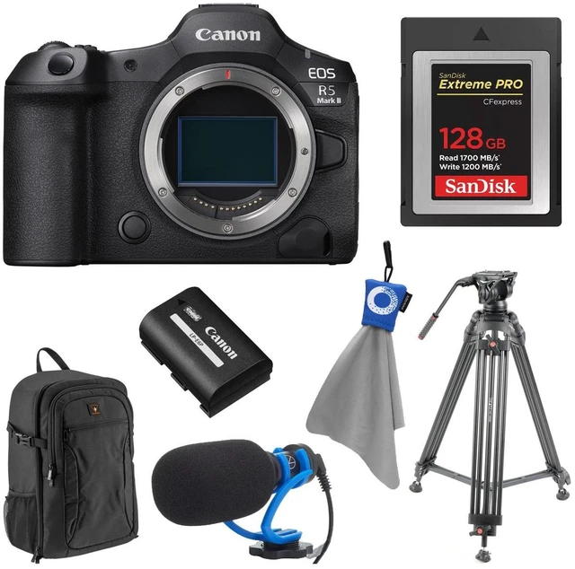 Main image of Canon EOS R5 Mark II Mirrorless Camera with Accessories Kit