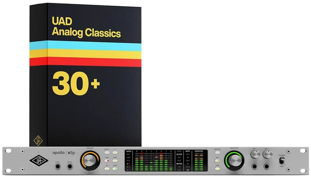 Main image of Universal Audio Apollo x8p Gen 2 RU Audio Interface w/UAD Analog Classics