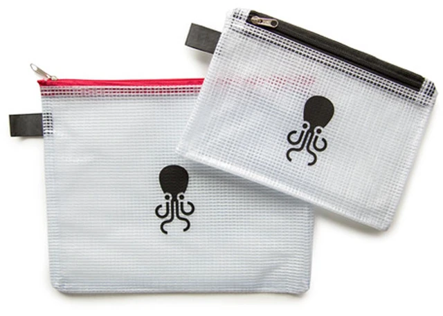 Alt view image 3 of 3 - Tentacle Sync Mesh Pouch with Two Pocket, Black