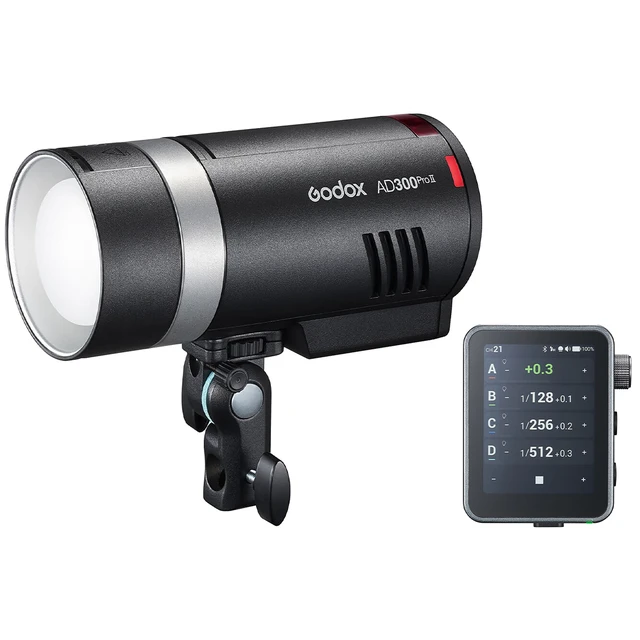 Main image of Godox AD300Pro II All-in-One Outdoor Flash, Bundle with X3Pro 2.4Ghz Touchscreen TTL Wireless Flash Trigger for Nikon