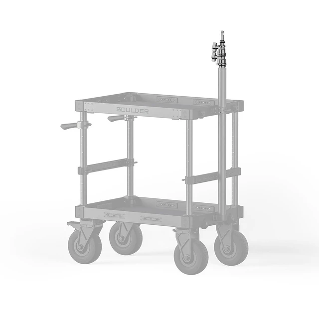 Alt view image 2 of 2 - Tilta Heavy-Duty Baby Pin Stand for Boulder Camera Cart, Silver