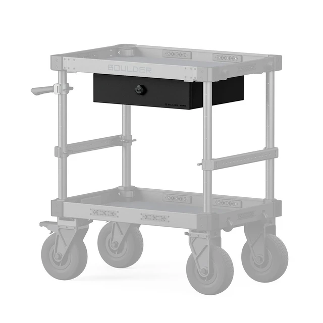 Alt view image 2 of 2 - Tilta Top Drawer with Lock for Boulder Camera Cart, Black