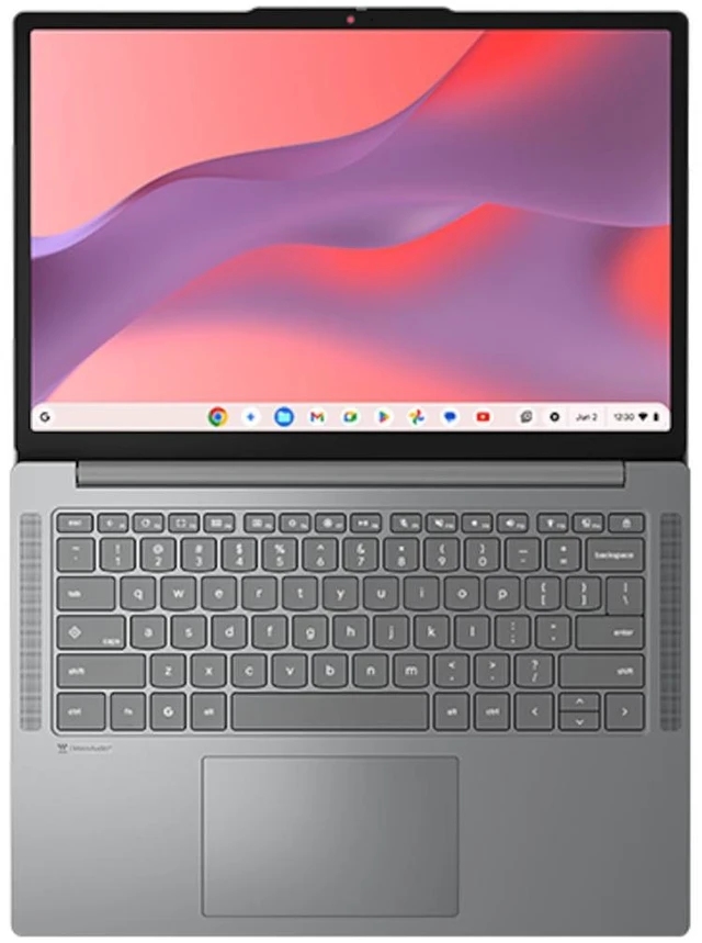 Alt view image 13 of 14 - Lenovo Chromebook m Laptop, 14" IPS 60Hz, MediaTek Kompanio 540, 4GB, 64GB