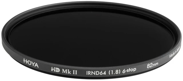 Main image of Hoya 82mm HD MKII IRND 64 Neutral Density 1.8 6-Stop Filter