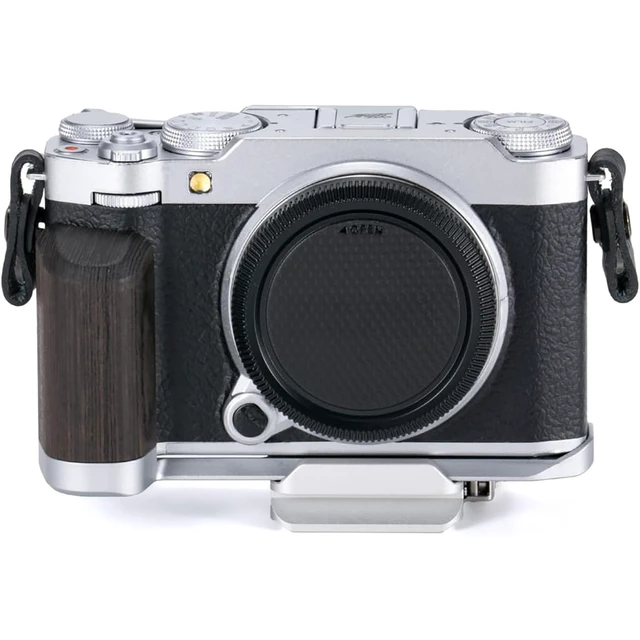 Alt view image 2 of 7 - Tilta Vintage Cage Base Kit for Fujifilm X-E5 Camera, Silver