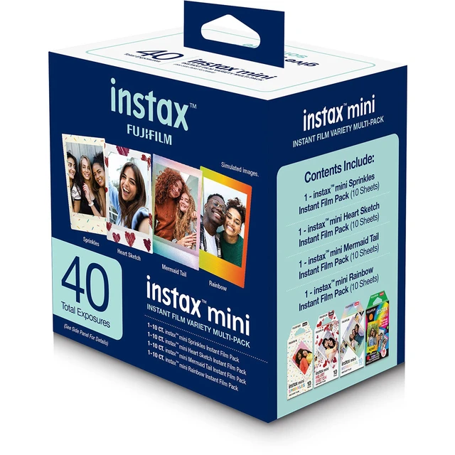 Alt view image 2 of 2 - Fujifilm Instax Mini Instant Film Variety Multi-Pack, 40 Exposures