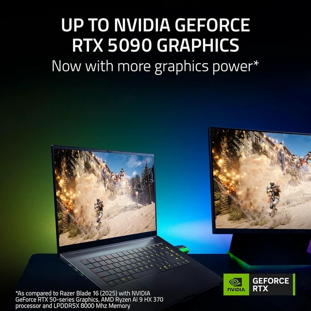 Alt view image 6 of 7 - Razer Blade 16 16" WQXGA 240Hz OLED Gaming Laptop, Ultra 9 386H, W11H