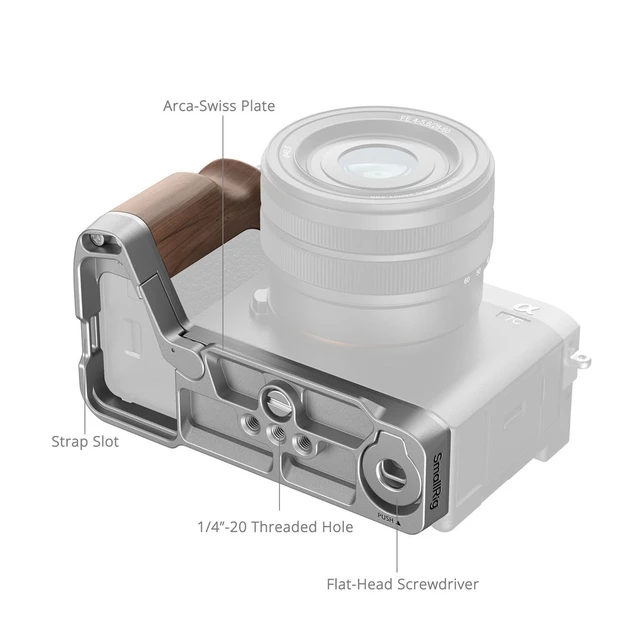 Alt view image 4 of 6 - SmallRig SMALLRIG L-SHAPE MOUNT PLATE 4796B