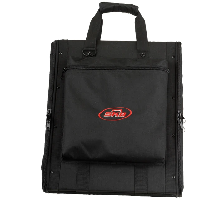 Alt view image 11 of 13 - SKB 1SKB-SC191U 1U Soft Rack Case, Steel Rails, Heavy Duty zippers, outer pocket, Shoulder straps