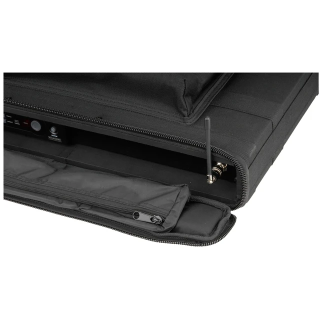 Alt view image 13 of 13 - SKB 1SKB-SC191U 1U Soft Rack Case, Steel Rails, Heavy Duty zippers, outer pocket, Shoulder straps