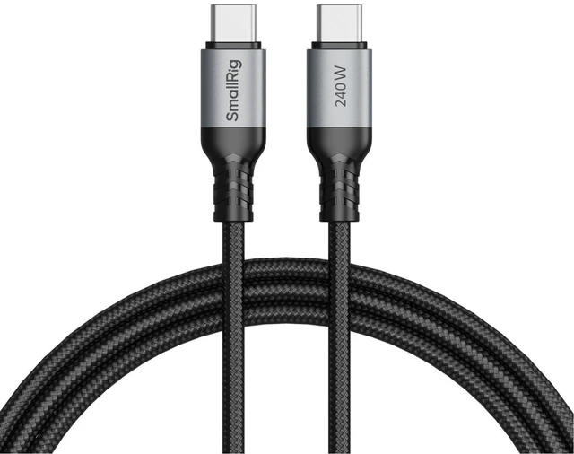Main image of SmallRig 3.3' 240W USB-C to USB-C Braided Power Cable
