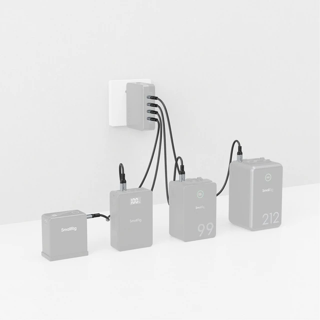Alt view image 4 of 4 - SmallRig 3.3' 240W USB-C to USB-C Braided Power Cable