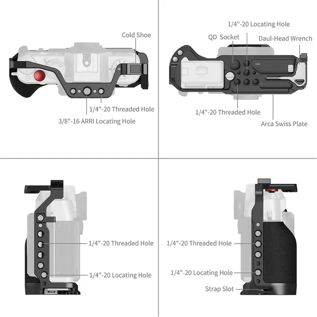 Alt view image 4 of 6 - SmallRig SMALLRIG CAGE FOR FUJIFILM X-T30 / X-T3