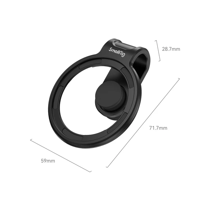 Alt view image 3 of 5 - SmallRig 52mm Smartphone Magnetic Filter Ring Adapter, M-Mount