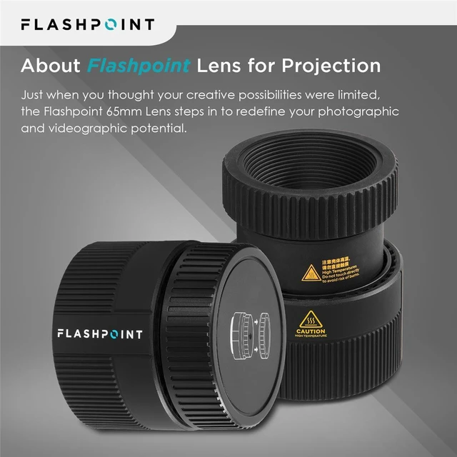 Alt view image 2 of 7 - Flashpoint 65mm Lens for BLP and BFP Projection Attachment