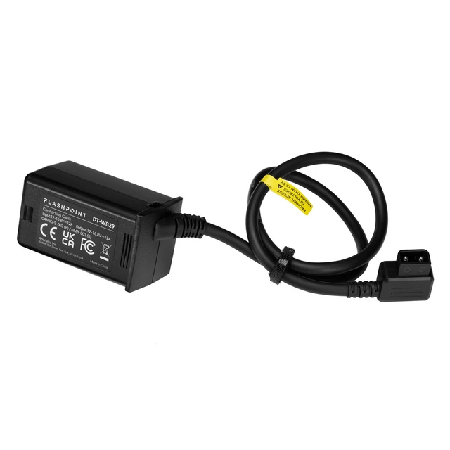 Alt view image 7 of 7 - Flashpoint DT-WB29 Connecting Cable for AD200, AD200PRO, AD200PROII, AD300Pro Flashes, Black