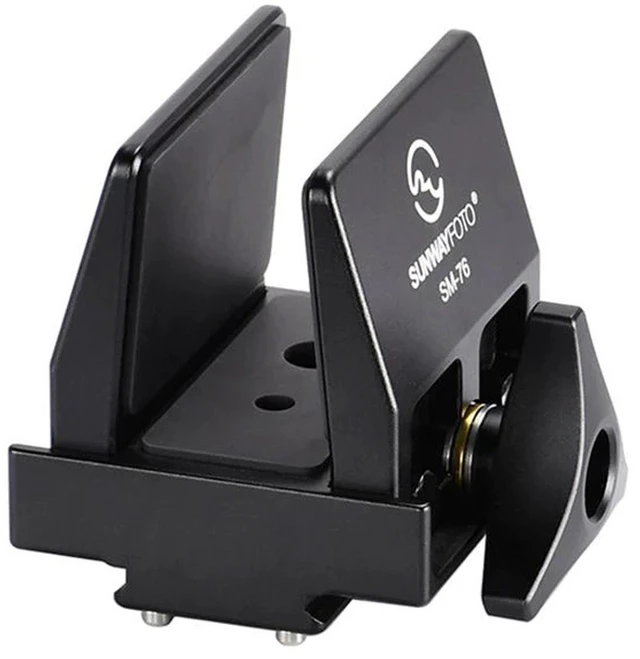 Main image of SunwayFoto SM-76 Saddle Mount Rifle Adapter for Tripod Arca Swiss QR Plate