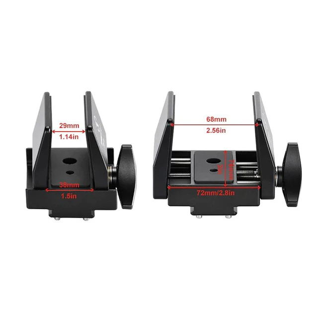 Alt view image 3 of 5 - SunwayFoto SM-76 Saddle Mount Rifle Adapter for Tripod Arca Swiss QR Plate