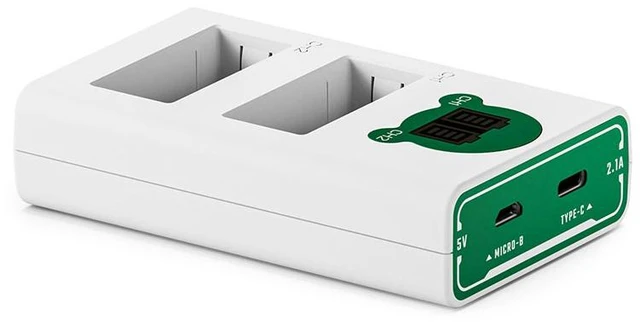 Main image of Tilta 2-Channel Charger for Fujifilm NP-W126S Battery, Forest Green
