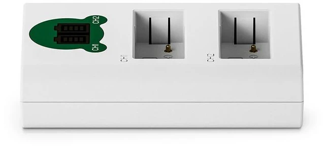 Alt view image 2 of 6 - Tilta 2-Channel Charger for Fujifilm NP-W126S Battery, Forest Green