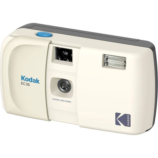 Alt view image 6 of 7 - Kodak EC35 35mm Film Camera - Vanilla White
