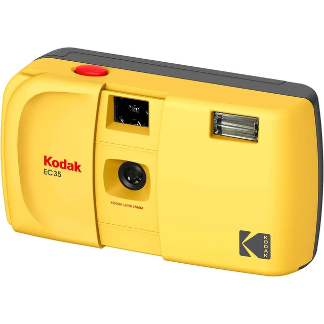 Alt view image 6 of 7 - Kodak EC35 35mm Film Camera - Butter Yellow