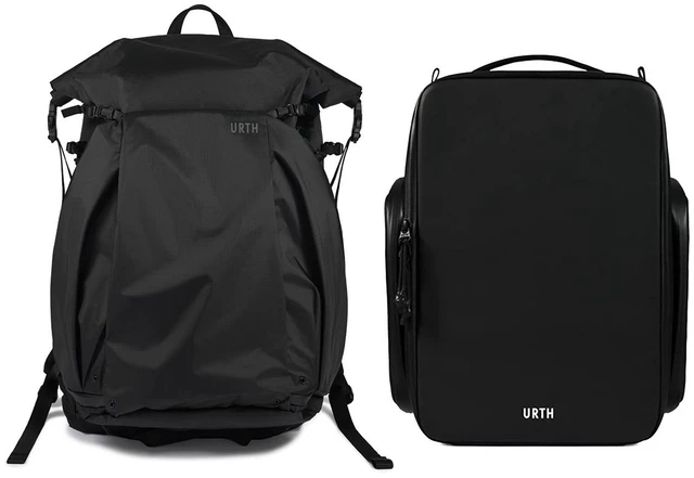 Main image of Urth Helios 40L Outdoor Backpack - Onyx, with Large Core Camera Cube