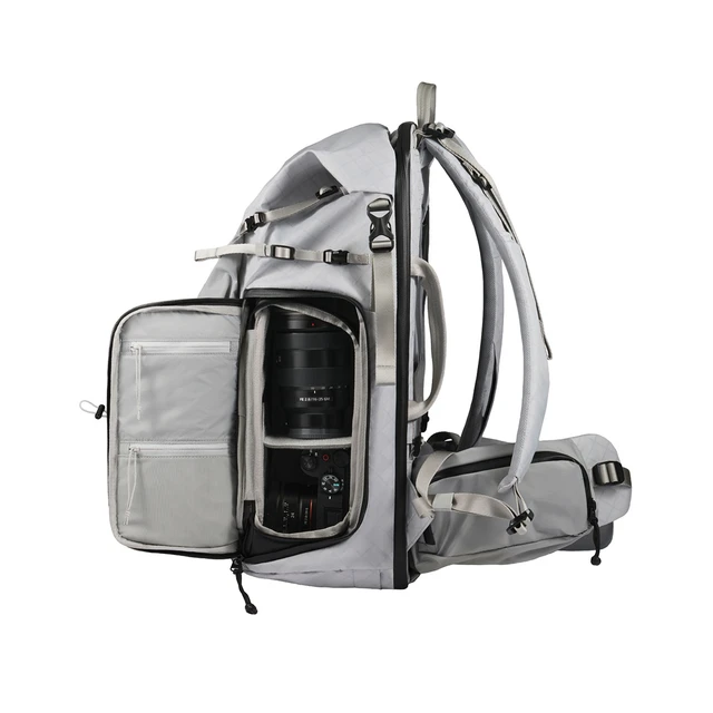 Alt view image 4 of 7 - Urth Helios 40L Outdoor Backpack - Stone, with Medium Core Camera Cube