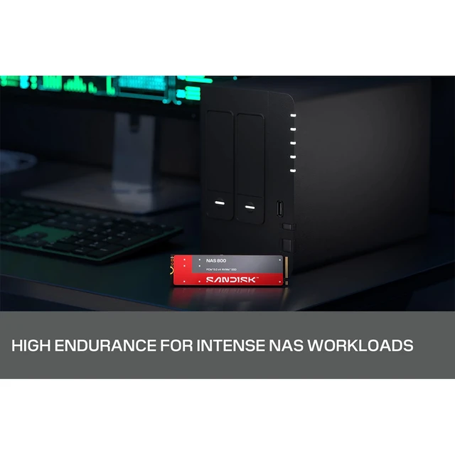 Alt view image 6 of 7 - SanDisk NAS 800 NVMe PCIe 5.0x4 M.2 2280 Internal SSD - 3.84TB, Standard
