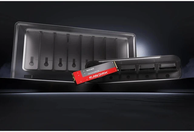 Alt view image 3 of 7 - SanDisk NAS 800 NVMe PCIe 5.0x4 M.2 2280 Internal SSD - 1.92TB, Standard